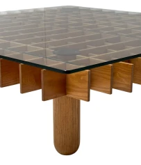 XL Kyoto Graphic Coffee Table by Gianfranco Frattini for Ghianda / Knoll, 1974